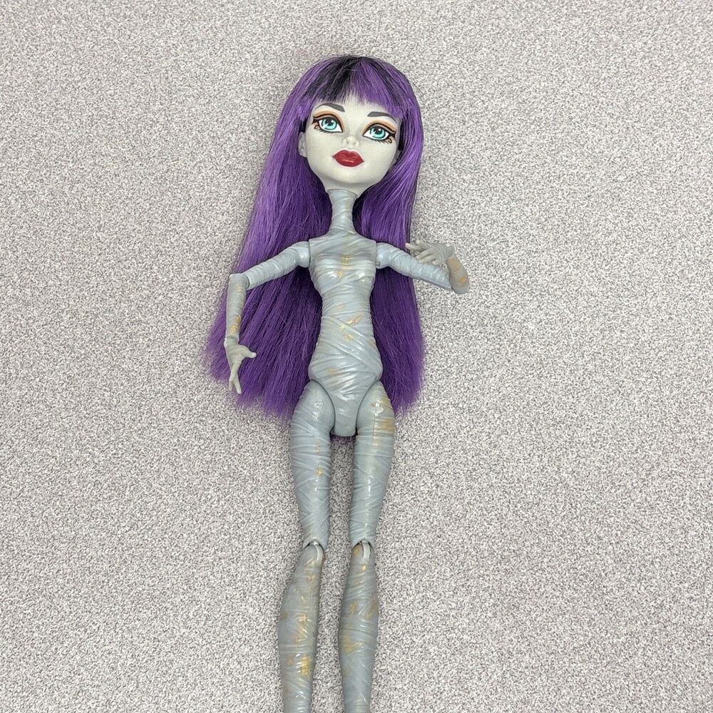 Mattel Monster High 2013 Create-A-Monster Mummy Girl Doll, Purple Wig With Bangs